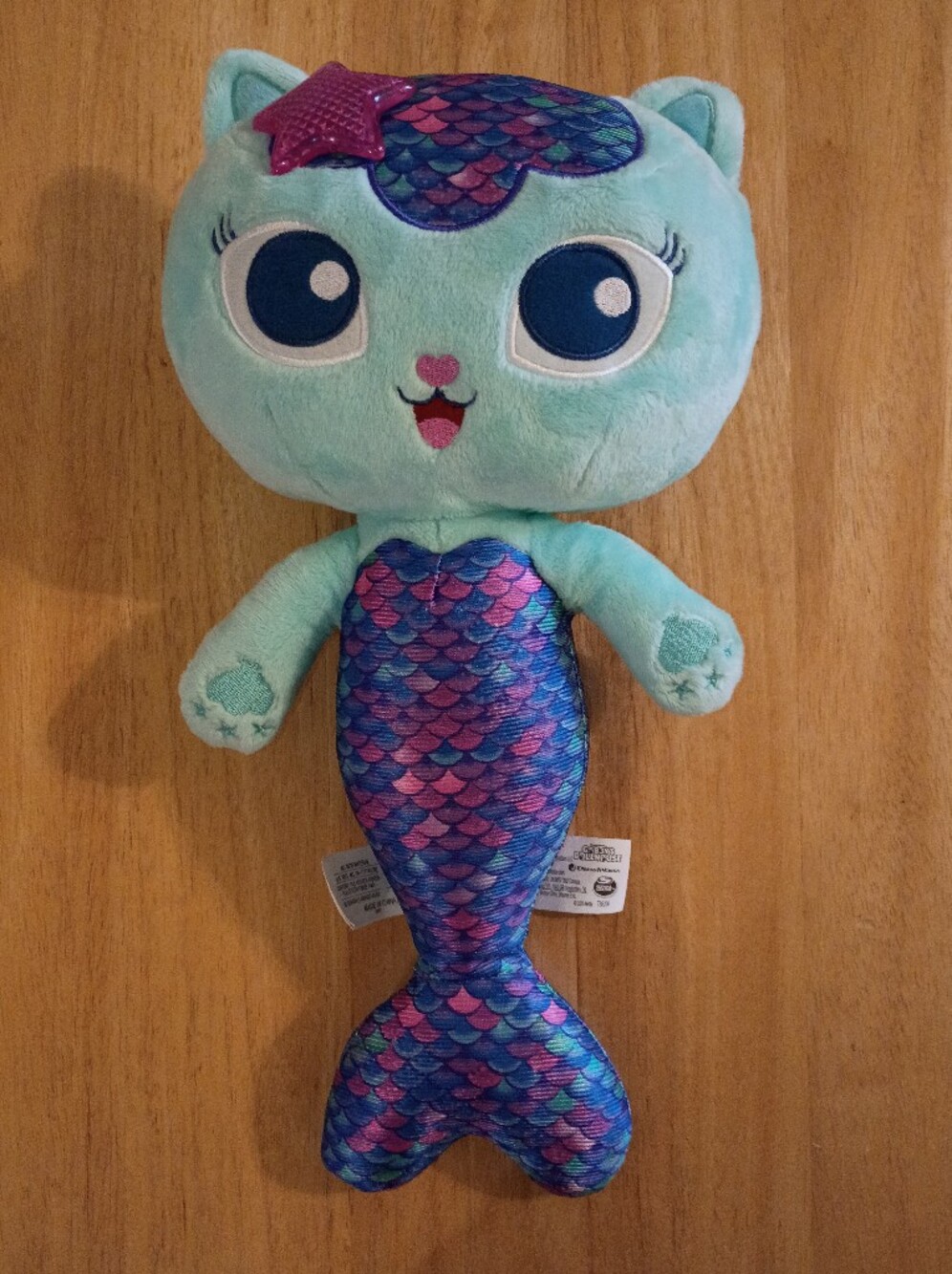 Gabby's Dollhouse 14 Inch Interactive Talking MerCat Plush Kids Toy-Lights&Music